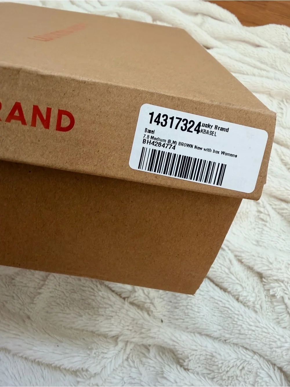 NIB Lucky Brand Basel leather cheetah ankle booties Sz 7.5 women’s